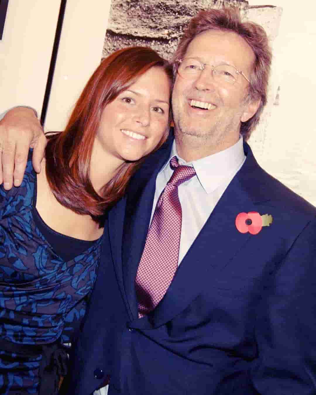 Melia McEnery with her husband Eric Clapton.